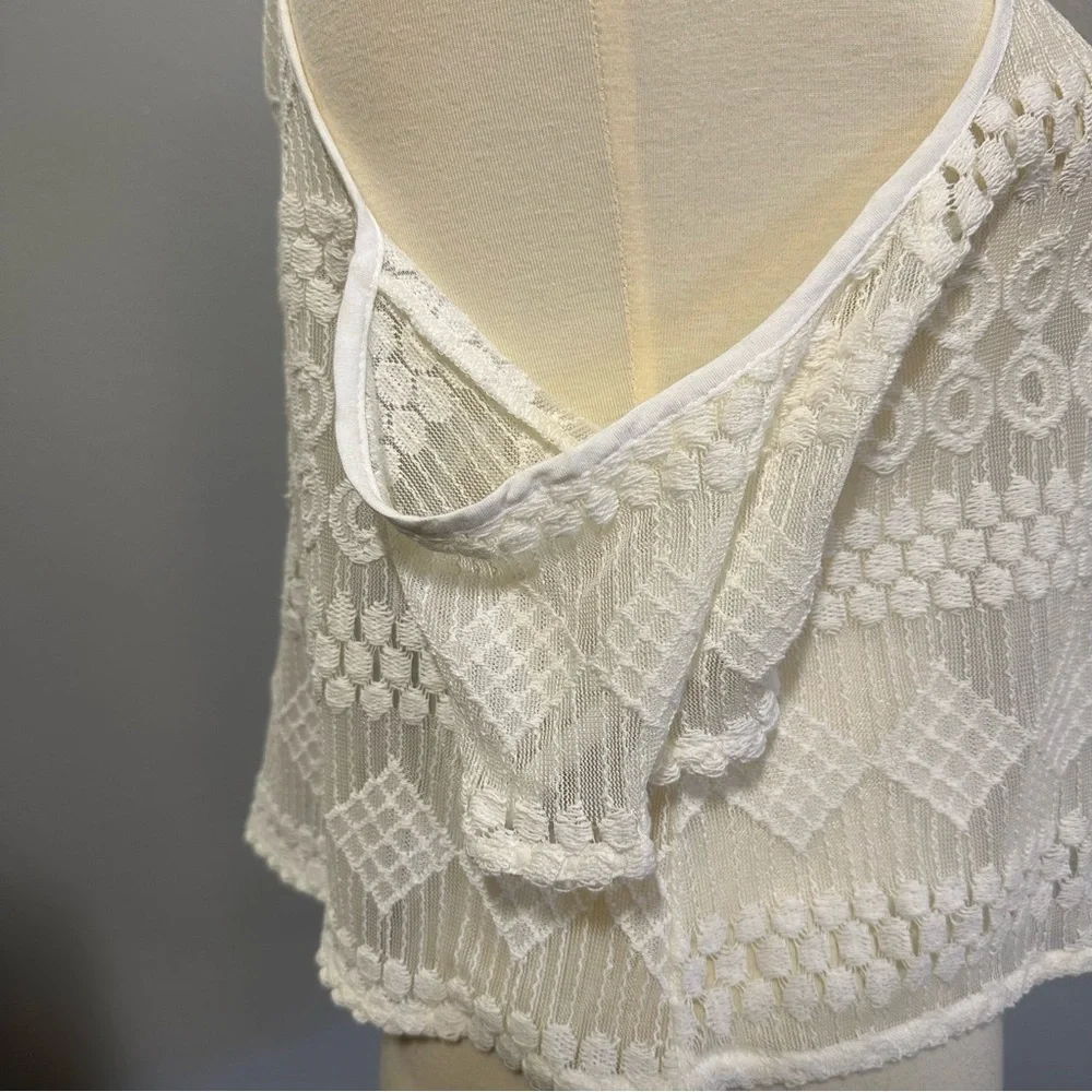 NWT LF Into Woven Cold Shoulder Camisole